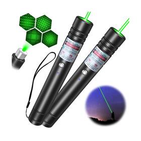 Gls005 Leteapii 2 Packs Green Beam Light Flashlight Long Range Usb Rech... Fast Ship