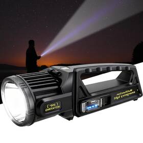 Letour Lt-cl012 1450000 L Spotlight Rechargeable Led Flashlight With 350