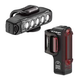 1-led-21p-v304 Lezyne Black T.one Strip Drve Lght Set Headlight/taillight