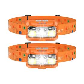 Tg-t12601 Lhknl ‎ Headlamp Rechargeable Lumen Super Bright Motion Sensor Head Lamp Flash