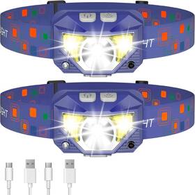 Tg-1069 Lhknl Ultra-bright Led Rechargeable Headlamp Flashlight With White Red Light 8 Modes