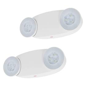 Elm2ho Light Fixture Industries Lfi Lights Ultra High Output Emergency 650 Lumens White Housing
