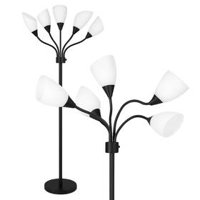 16197 Lightaccents Multi-head 5-light Floor Lamp Adjustable Standing With 3-m