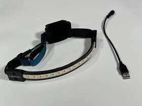 Lightbar 698596304932 Sport Led Running Hiking Headlamp 300-500 Lumens Rechargeable Battery