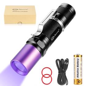 Uv301-395nm Lightfe Black Light Uv Flashlight With Lg 395nm Led Source For Pe