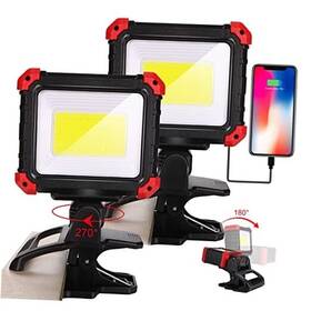 6662 Lightingtree Led Rechargeable Work Light With Clamppack100lm Cob Magnetic Clip On 2