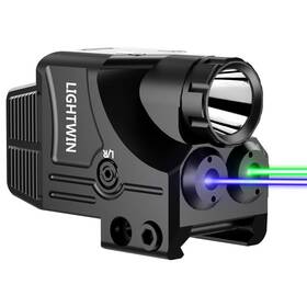 Lw-gbl10-fba Lightwin Red Green Blue Purple Laser Beams With 600 Lumens Flashlight For Pistols 3 I