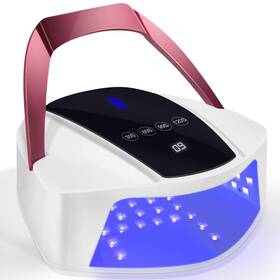 S90p Linssy 96w Rechargeable Uv Light For Nails - Cordless Led Lamp With Portable Handle