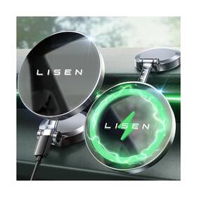 2e789 Lisen For Magsafe Car Charger Dashboard 360 Rotatable Mag Safe Ch... Fast