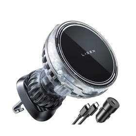 E710 Lisen 797417656714 For 15w Fan Magsafe Car Mount Charger - Fastest Cooling Char... Fast Ship