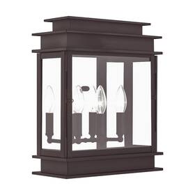Livex 847284048300 20204-07 Transitional Three Light Outdoor Wall Lantern From Princeton C