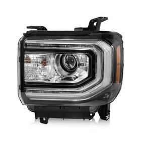 Sr-1hl-hi-l Liwedfg Xenon Headlight Assembly Compatible With Gmc Sierra 1500 2016-2018 Headlamp
