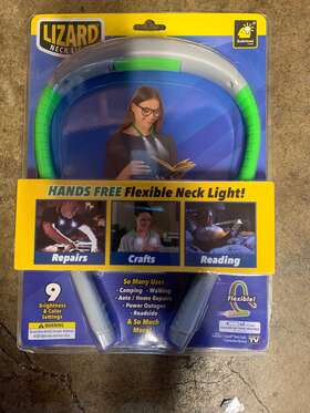 Lizard Neck Light 097298045431 Book Reading Flexible 3 Temp. As Seen On Tv Brand New