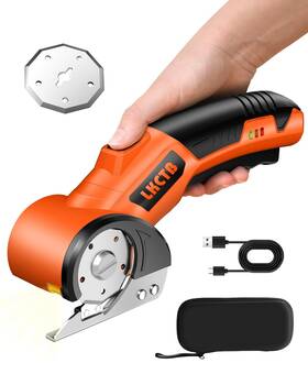 Ty008-1 Lkctb Electric Cardboard Cutter Scissors With Led Light 2600mah Rechargeable Batte