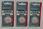 Lm2a001e Pac Pkg Maglite Xenon Replacement Bulb Mini Mag Flashlight Aa