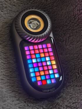 8211 Loop Gear Loopdot Edc Flashlight #8211 Mechanical Fidget With Box Powerful Led Pre Owned