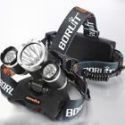 Lt-xml 3t6 Borl Light Headlamp Black Head Torch Fishing Lamp