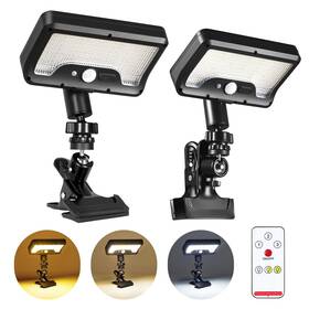 Lu-mdc150548 Luhlee Clip On Solar Rv Lights Exterior 600lm Outdoor With Motion Sensor