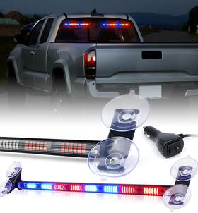 Lumenix Lmtal-g2cig-rb Strobe Traffic Advisor Lights Bar For Work Trucks 96 Led Emergency P