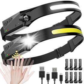 Lutitasd 605182462815 Led Headlamp Rechargeable 2pack 230 Wide Beam Light Buddy Headlight With Mo