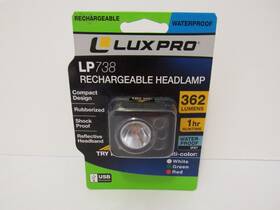 Lp738 Lux.pro Luxpro Rechargeable Led Headlamp Waterproof Multicolor Usb
