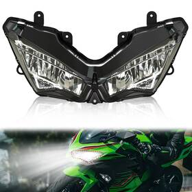 Lx0009 Luxemoto Led Headlight For Ninja 400 Front Light Kit With High Beam Low Headlam
