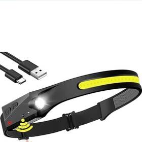 Luxepulse 860013937164 Rechargeable Led Headlamp Set 230 Wide Beam Motion Sensor Usb Charging M