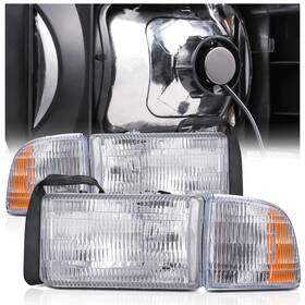 M-auto 840256405729 Headlights Headlamps Assembly With 2 Pre-assembled 6000k Led Bulbs Com