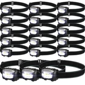 Ur-macarrie-511 Macarrie 18 Pack Led Headlamps Ipx4 Waterproof 3 Modes Headlamp Flashlight Br