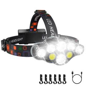 B0bx35xx38 Mafseut 8 Led Rechargeable Headlamp Red Light Ipx4 Waterproof Usb Running Camping