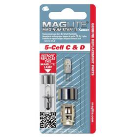 Lmxa501 Maglite Replacement Lamp For 5-cell C And D Flashlight 1 Pk Count Pack Of