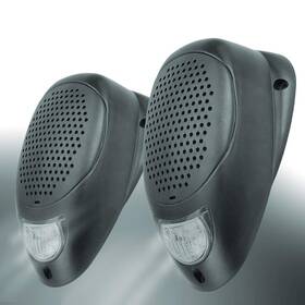 Magnadyne 783855993443 Water Resistant 3 Inch Surface Mount Satellite Speakers With Led Lighting For Mar