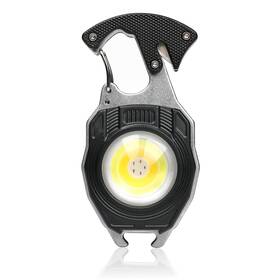 W5147-1 Makdak Keychain Flashlight Rechargeable Cob Work Light 7 Modes 1600l