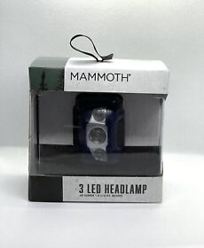 Mammoth Led Headlamp 3 Level Switch 60 Lumen 4 Light Modes