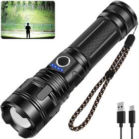 P70-01 Maoke Bole Rechargeable Flashlights 20000 High Lumens Power Led Flashlight Xhp70