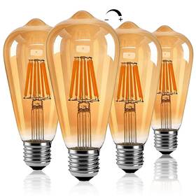 St64 Maotopcom Light Bulbs 8w Dimmable Vintage Led Edison Antique Filame