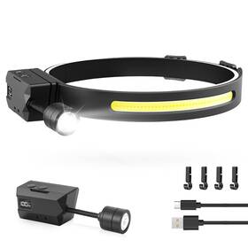 Cy500 Maraiss 717121025989 Headlamp Rechargeable 1 Pack Detachable 230 Wide Beam Led 2 In He