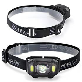 Mp-78305 Maxopro Led Headlamp Flashlight 1 Pack 4 Modes Shockproof Ipx4 Waterproof Head L