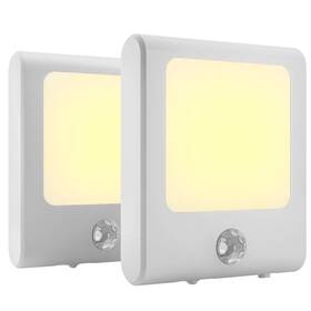 Mz3100 Maz-tek Plug In Motion Sensor Lights With Adjustable Brightness Warm White Mo