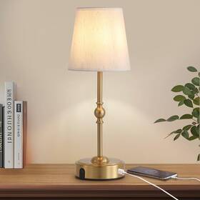 Meixisue T2501b Cordless Rechargeable Led Table Lamp With Dimmer Nightstand Wit