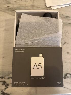 36oz1080ml Memobottle M002r Anduril Exclusive A5 - Flat Water Bottle Designed To Fit In Your Bag