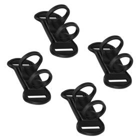 Metallixity 601968098759 4pcs Black Headlamp Flashlight Holder Silicone For Diy