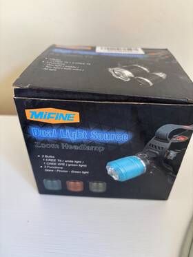 B016q8g9ou Mifine Zoom Dual Light Headlamp 1 Cree T6 Xpe New - Open Box