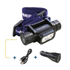 Millertech B088mlkccm 555 - Double Power Rechargeable Cree Led Headlamp 1800 Lumens