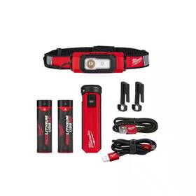 Milwaukee 313108620699 600 Lumens Led Redlithium Usb 360-degree Visibility Hard Hat Headlamp Charge