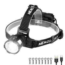 Mh-t300 Minsk Rechargeable Headlamp Motion Sensor 1000 Lumen Head Lamps 3 Led Rechargeabl