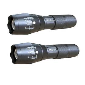 Miular-pn-2091 Miular Military Grade Flashlight 2000 Lumens Single Modes Led Tactical Torch Flashli