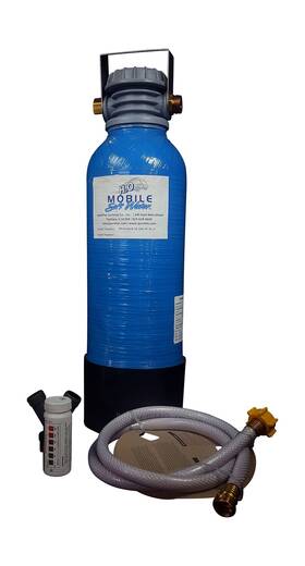 Msw0618-m-8s-w-2 Mobile-soft-water Premier 8 000 Gr Rv Softener - Nsf 61 Brass Gh Fittings Portable Manual R