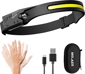 Molaer Rechargeable Led Headlamp 230 Illumination