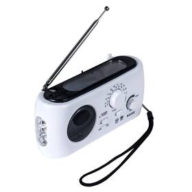 Rd322t Molebit Emergency Radio With Solar And Crank Charger 3 Led Flashlight Battery Us